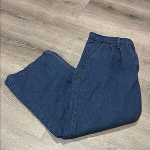 Abercrombie & Fitch Denim Straight Leg Trousers